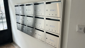 Szálcsiszolt Inox postaláda Szálcsiszolt Inox postaláda