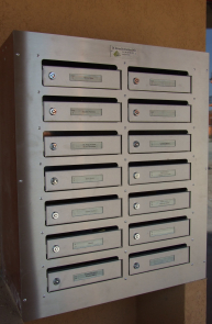 Kültéri rozsdamentes postaláda Kültéri rozsdamentes postaláda
