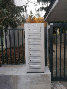 Társasházi rozsdamentes postaláda Társasházi rozsdamentes postaláda