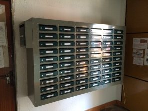 Társasházi fekvő postaláda Társasházi fekvő postaláda